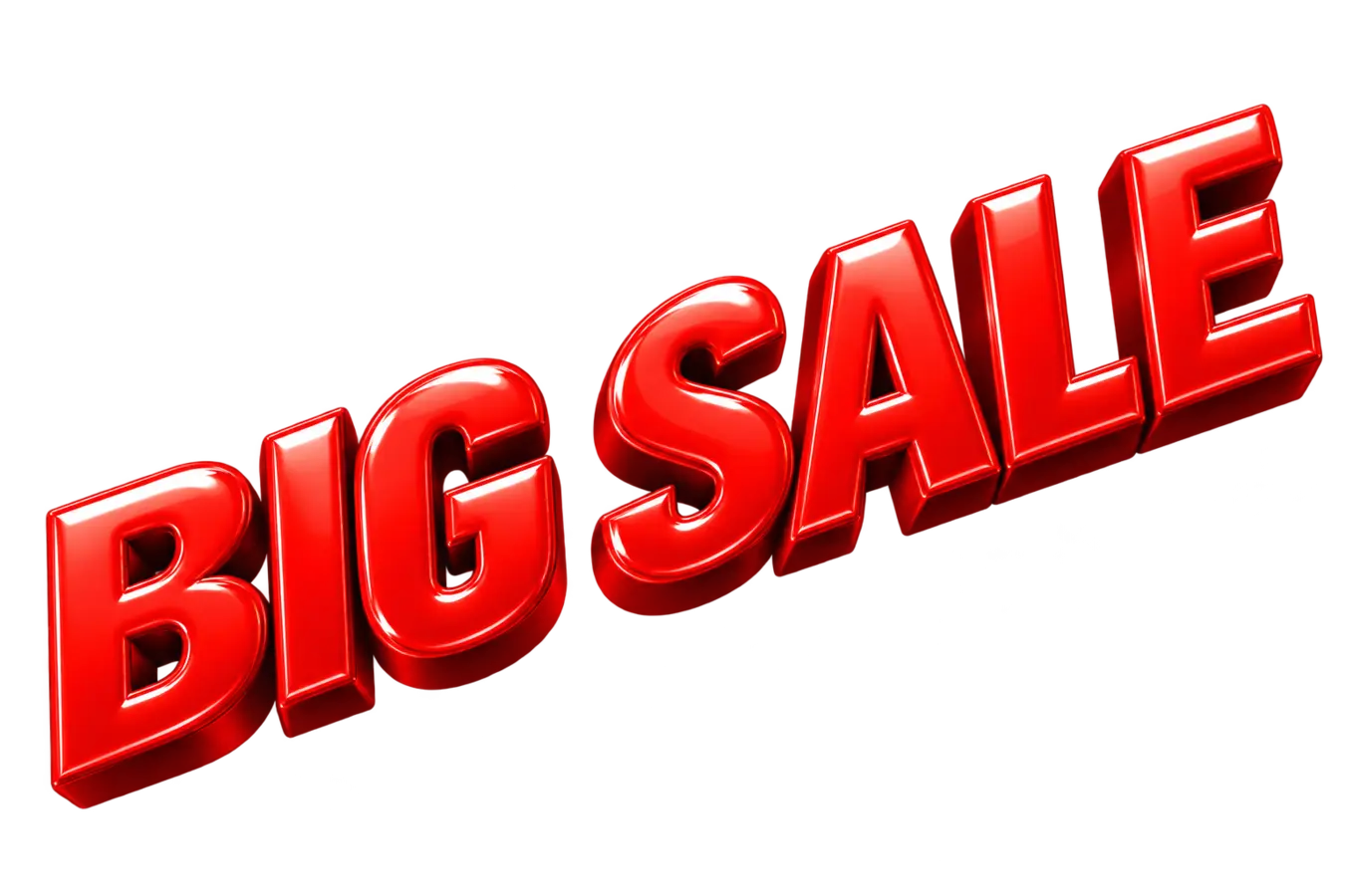 BIG SALE 붉은색 특별할인 이미지